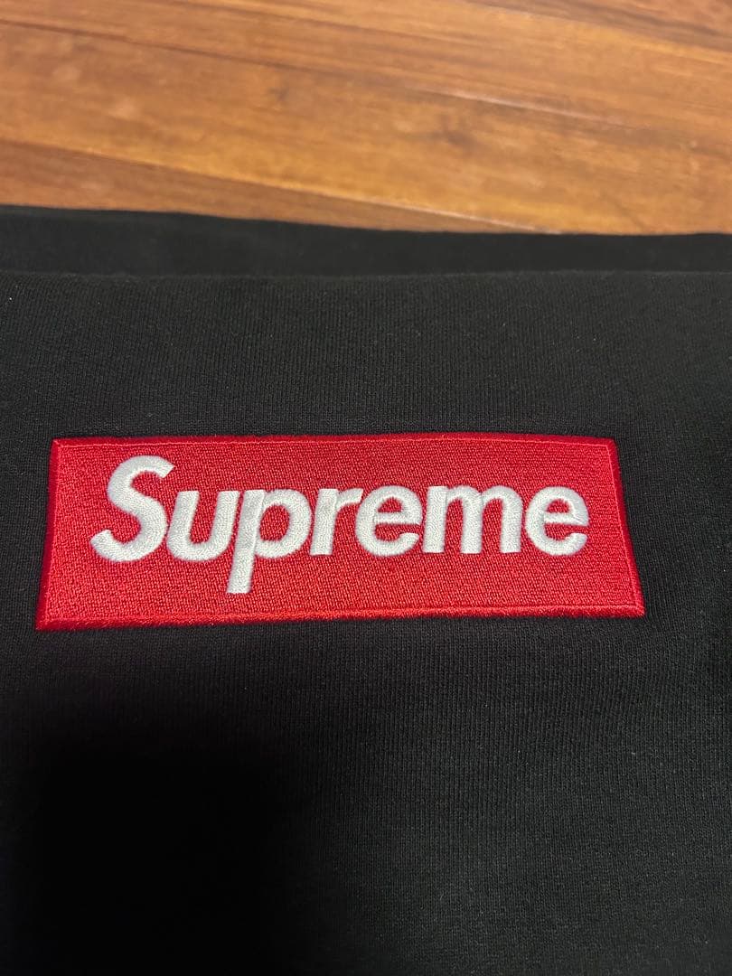 ひ*ん様 Supreme Box Logo Crewneck \"Black\" (
