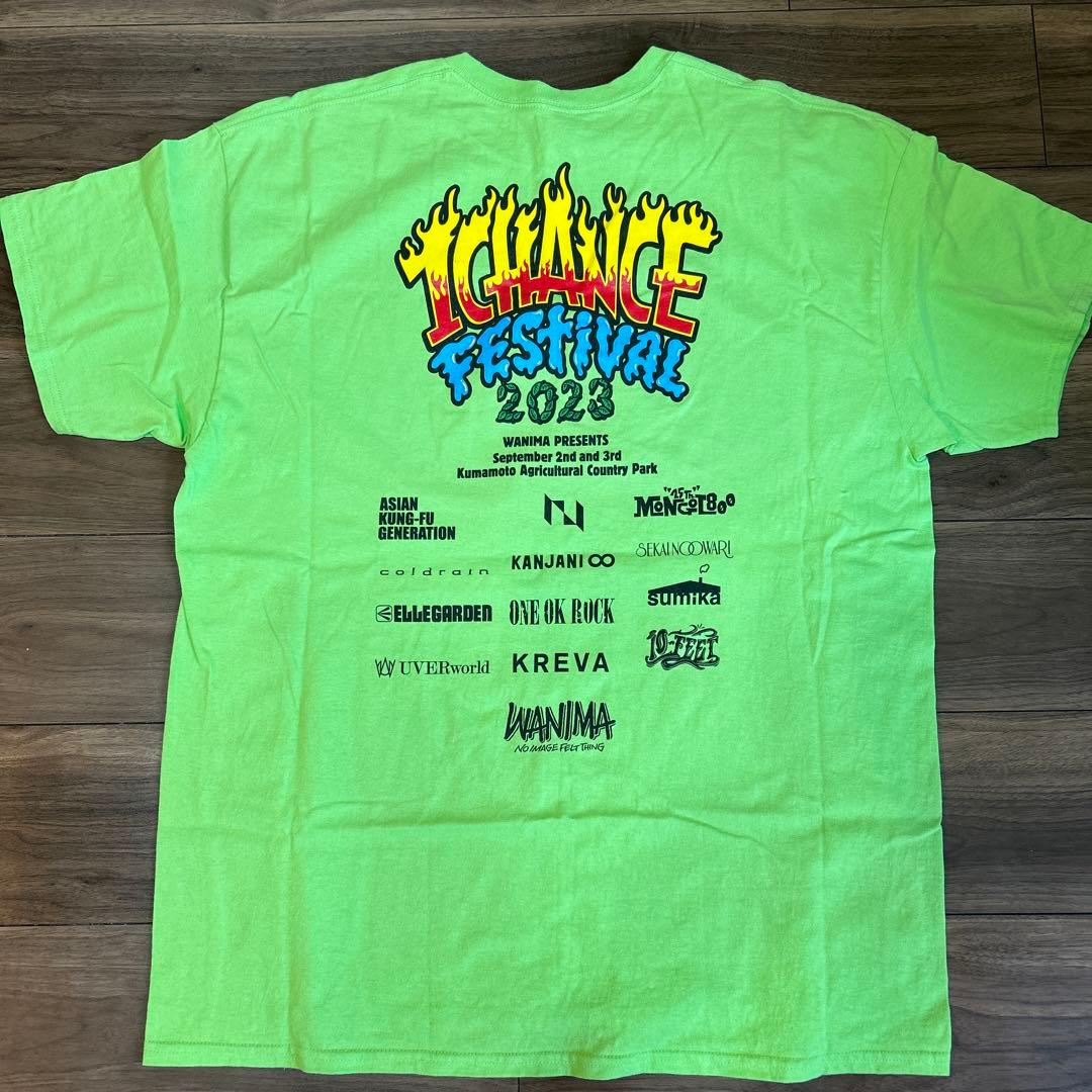 WANIMA】ワンチャンフェス Tシャツ2023 【XL】 - メルカリ