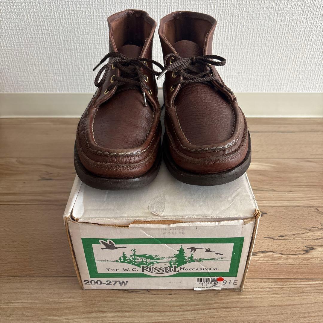 ラッセルモカシン スポーティングクレイチャッカ ネイビー 9.5e - メルカリ