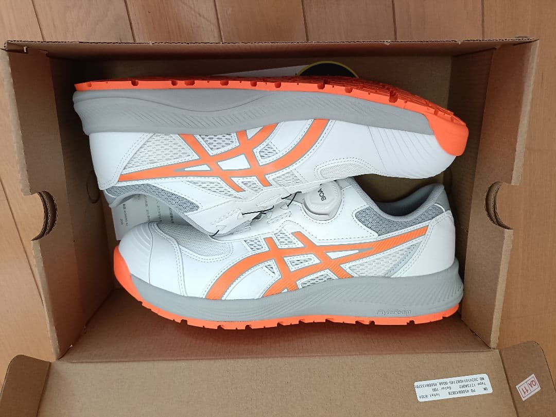 アシックス/asics/CP-219/25.5/BOA/Wh-OR安全靴