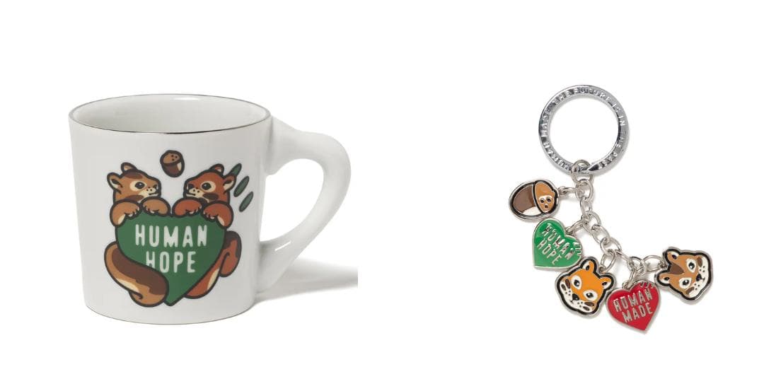 新品未開封 HUMAN HOPE COFFEE MUG & KEY CHARM
