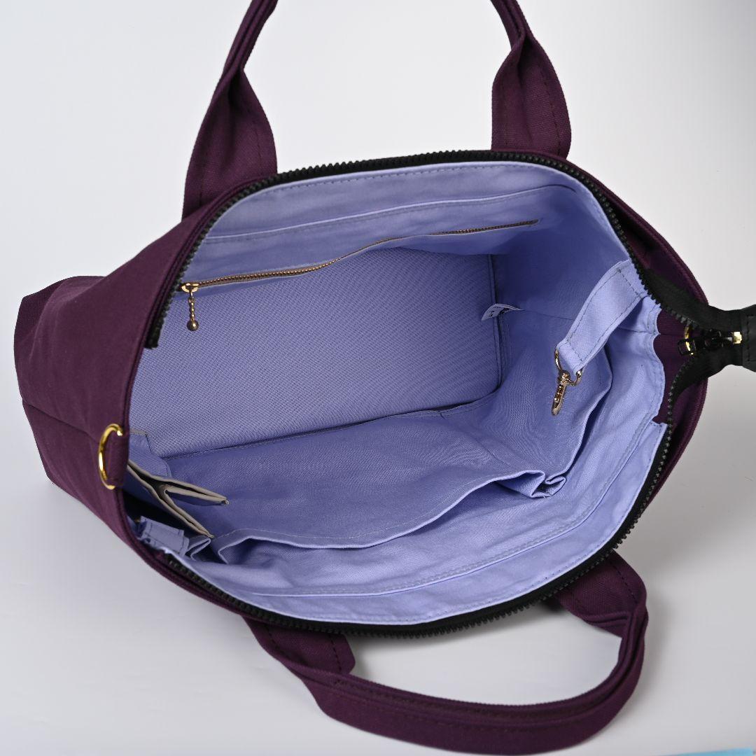 [富永佳代]8号/11号×旧倉敷帆布×8番糸 トートバッグ特大