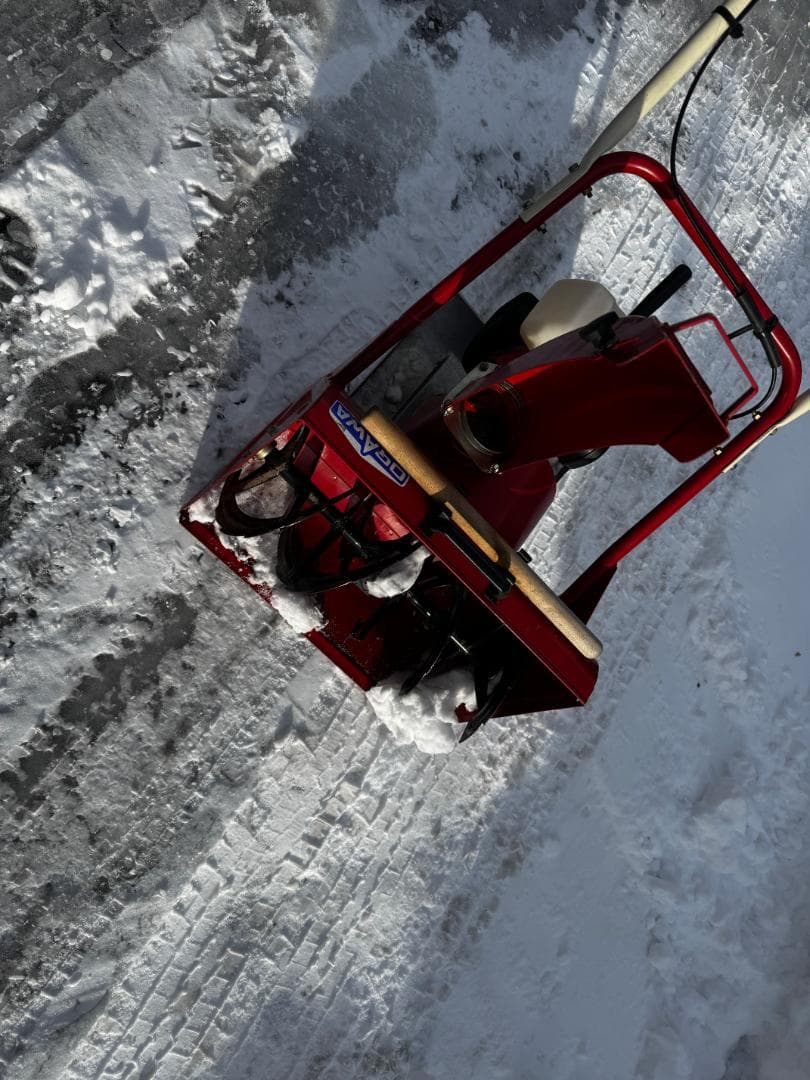 オガワ ハンディ―ラッセル除雪機 HR-450 引取限定 - メルカリ