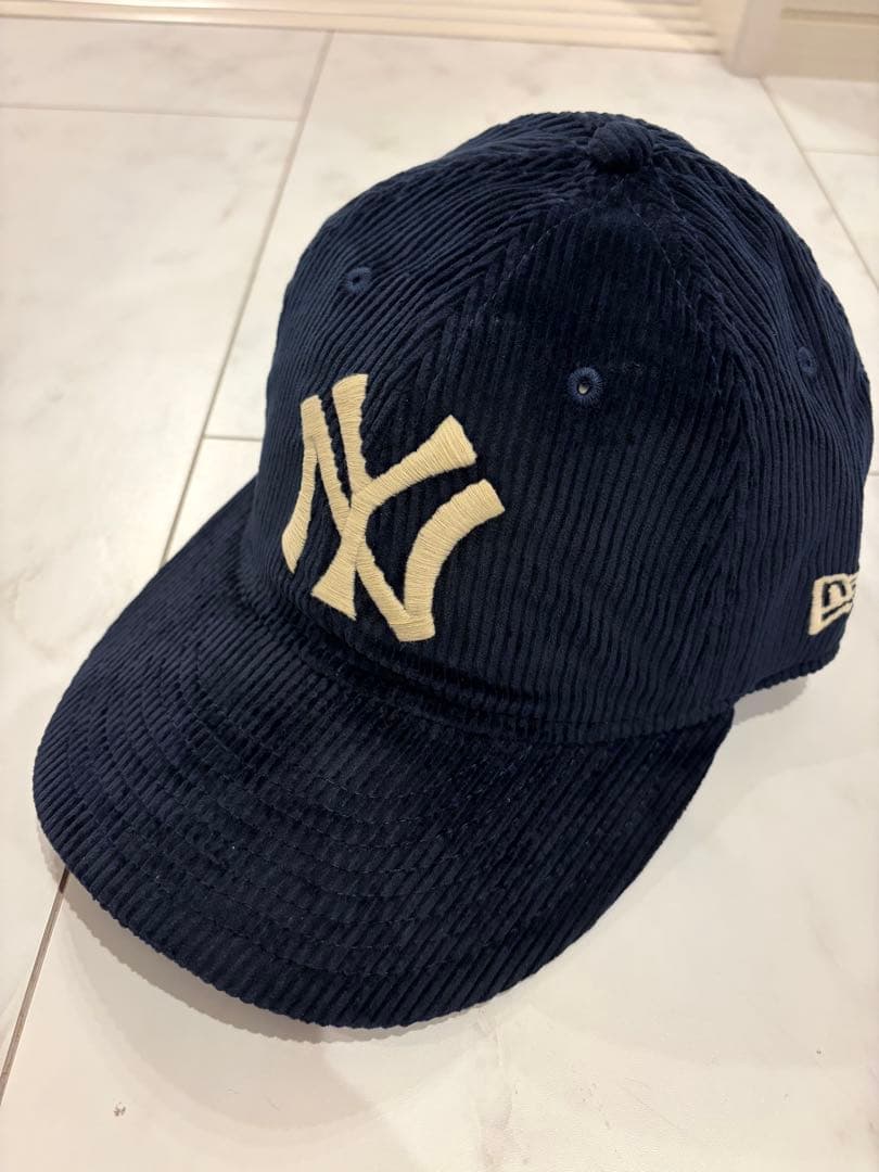 ラルフローレン×Yankees コーデュロイキャップ ネイビー（新品未使用