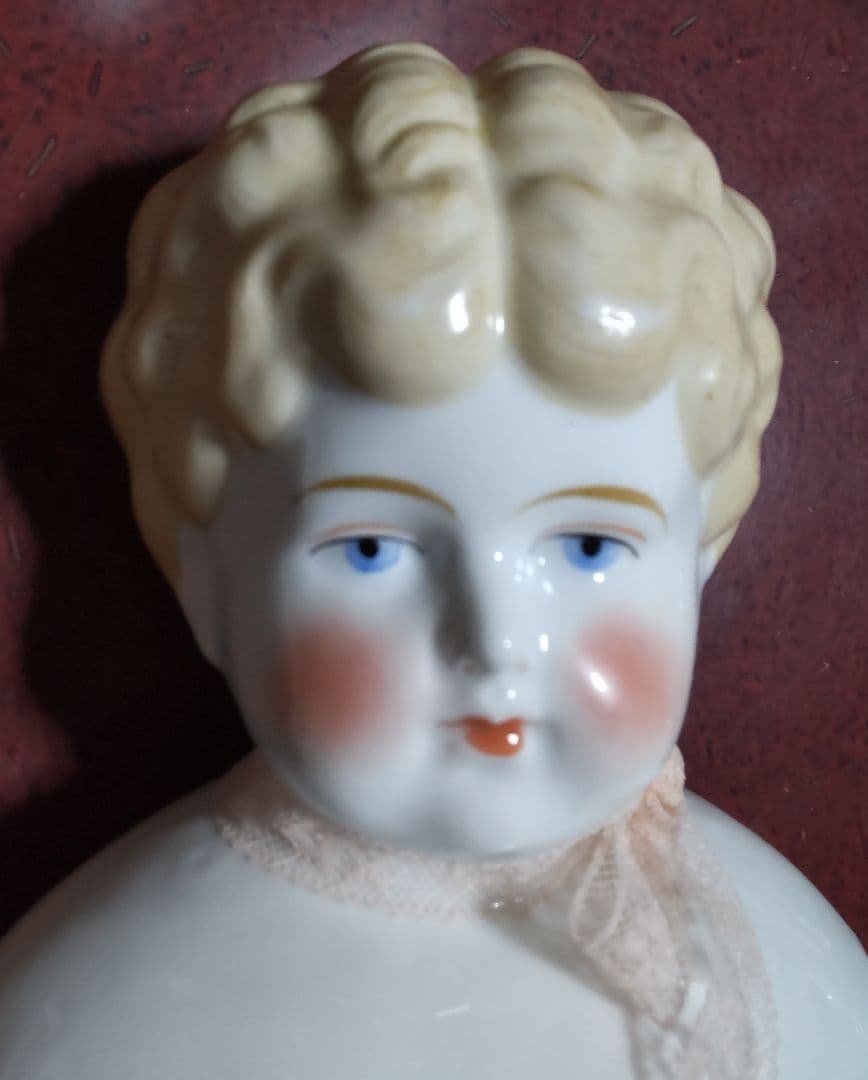 フランス アンティーク チャイナヘッド 難有り