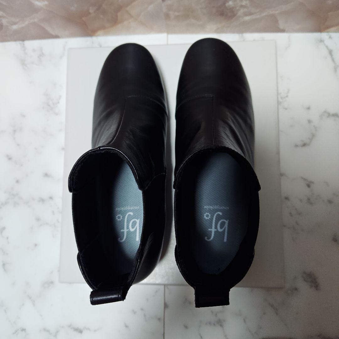 ビューフォート　ラウンドトゥサイドゴア　ショートブーツ　24.0cm 3E