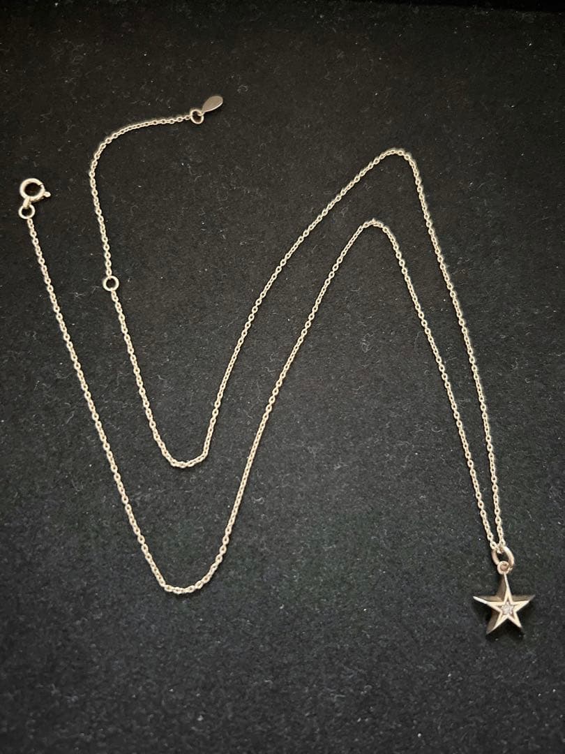 ミュージシャン Star Necklace Gold Northern Star Necklace with engraving - Gold Vermeil - Oak & Luna
