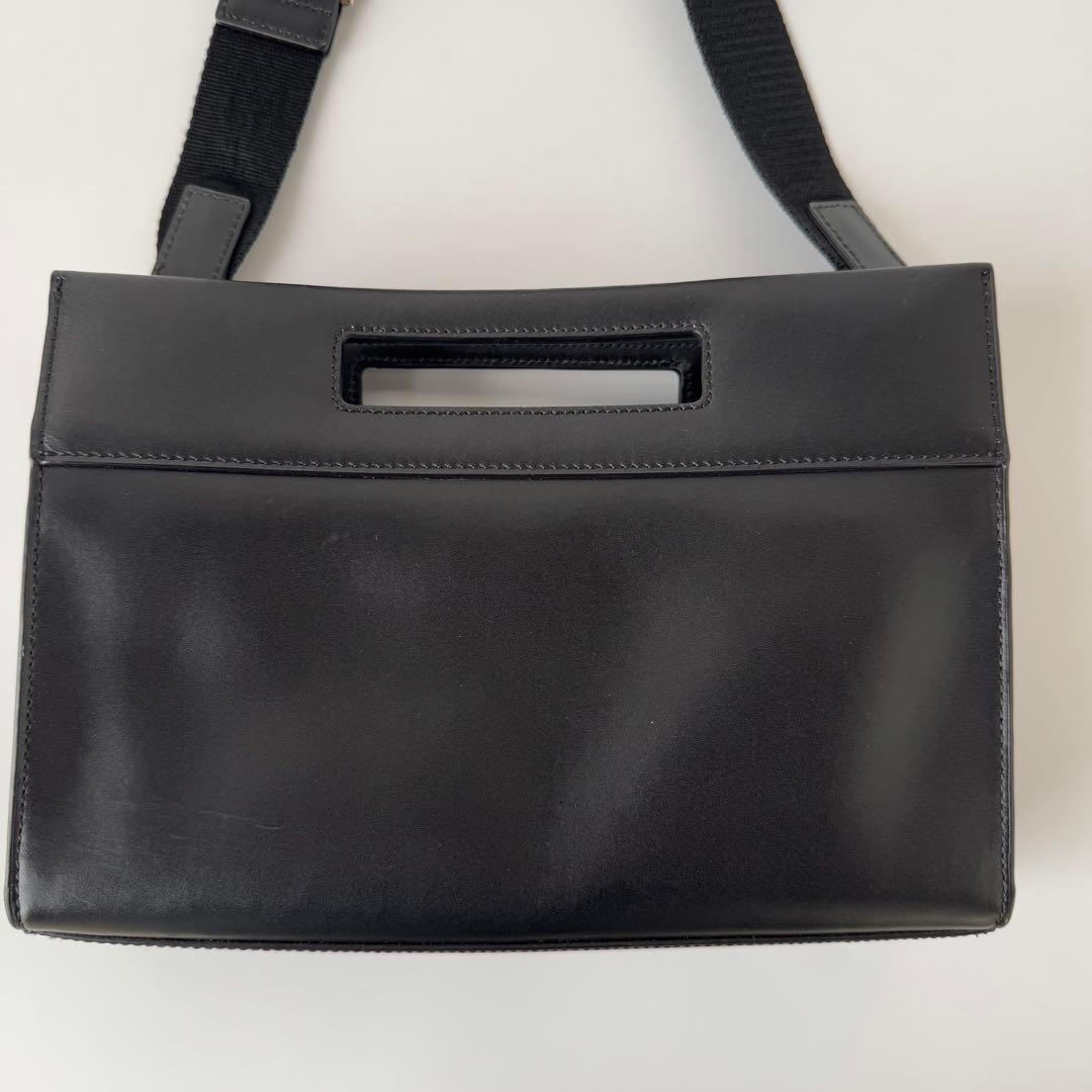 極美品】ポールスミス ショルダーバッグ 2WAY レザー ブラック - メルカリ