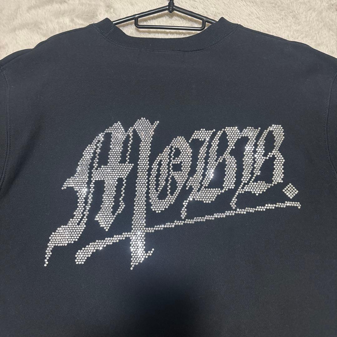 MOBBキラキラブラック クルーネック トレーナー L - メルカリ