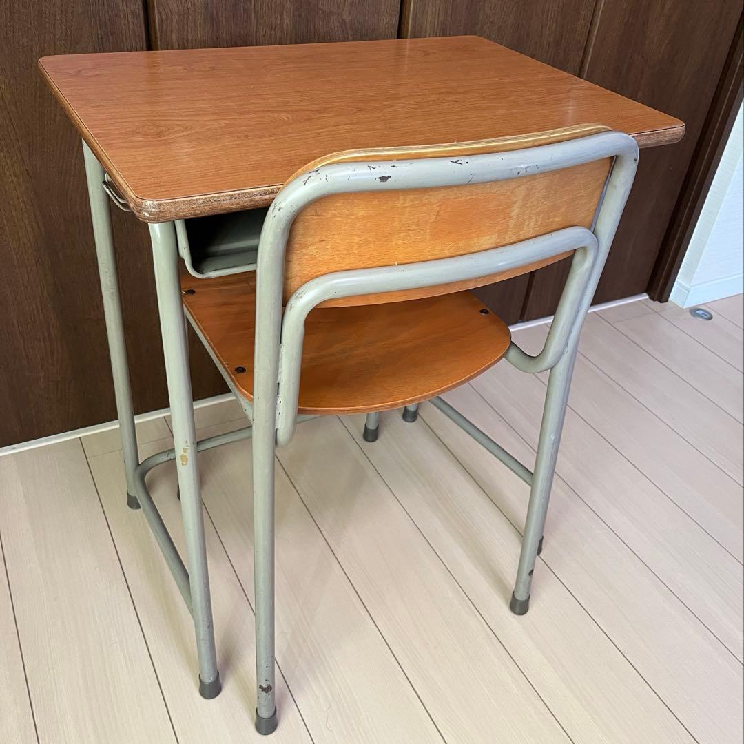 コクヨ 学習机 椅子 セット 大人用 学校机 塾 勉強机 レトロ カフェ