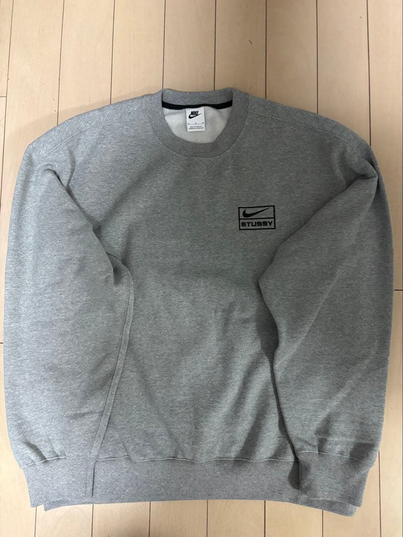 Nike x Stussy グレー スウェット - メルカリ