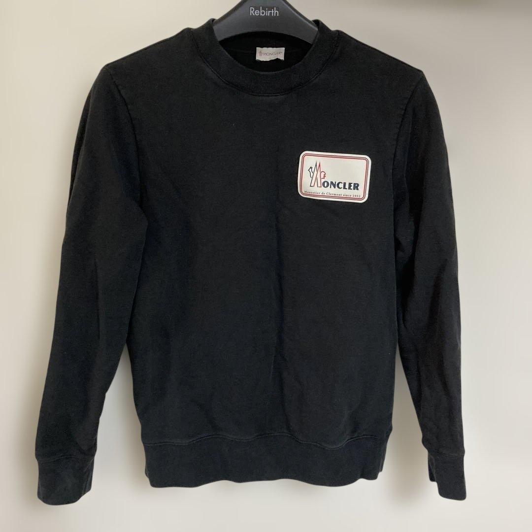 MONCLER ブラック トレーナー - メルカリ