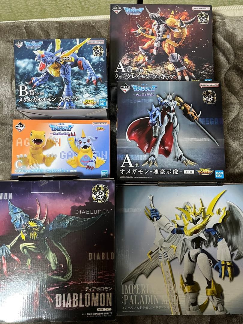 デジモン一番くじ　フィギュア6種セット デジモン』新作一番くじの全ラインナップ公開！ウォーグレイモンや