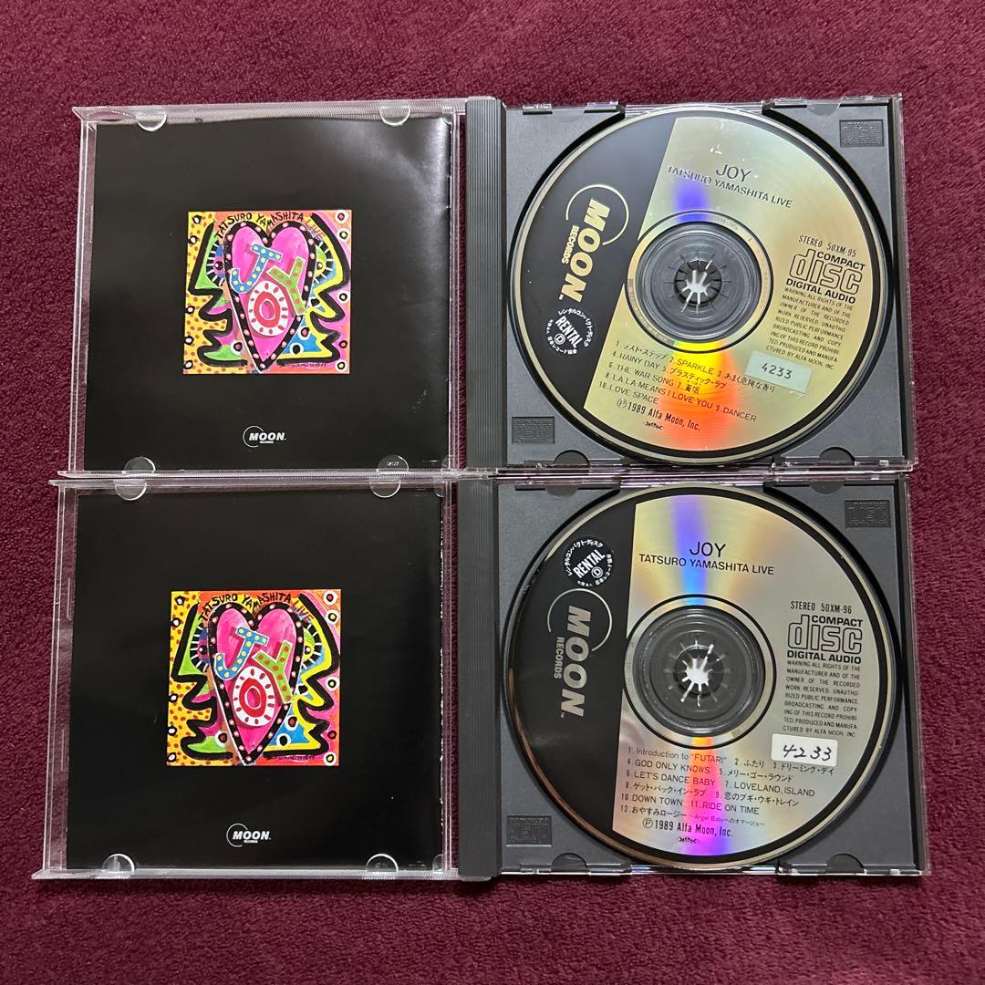 山下達郎 JOY 2枚組 ライブアルバム - メルカリ