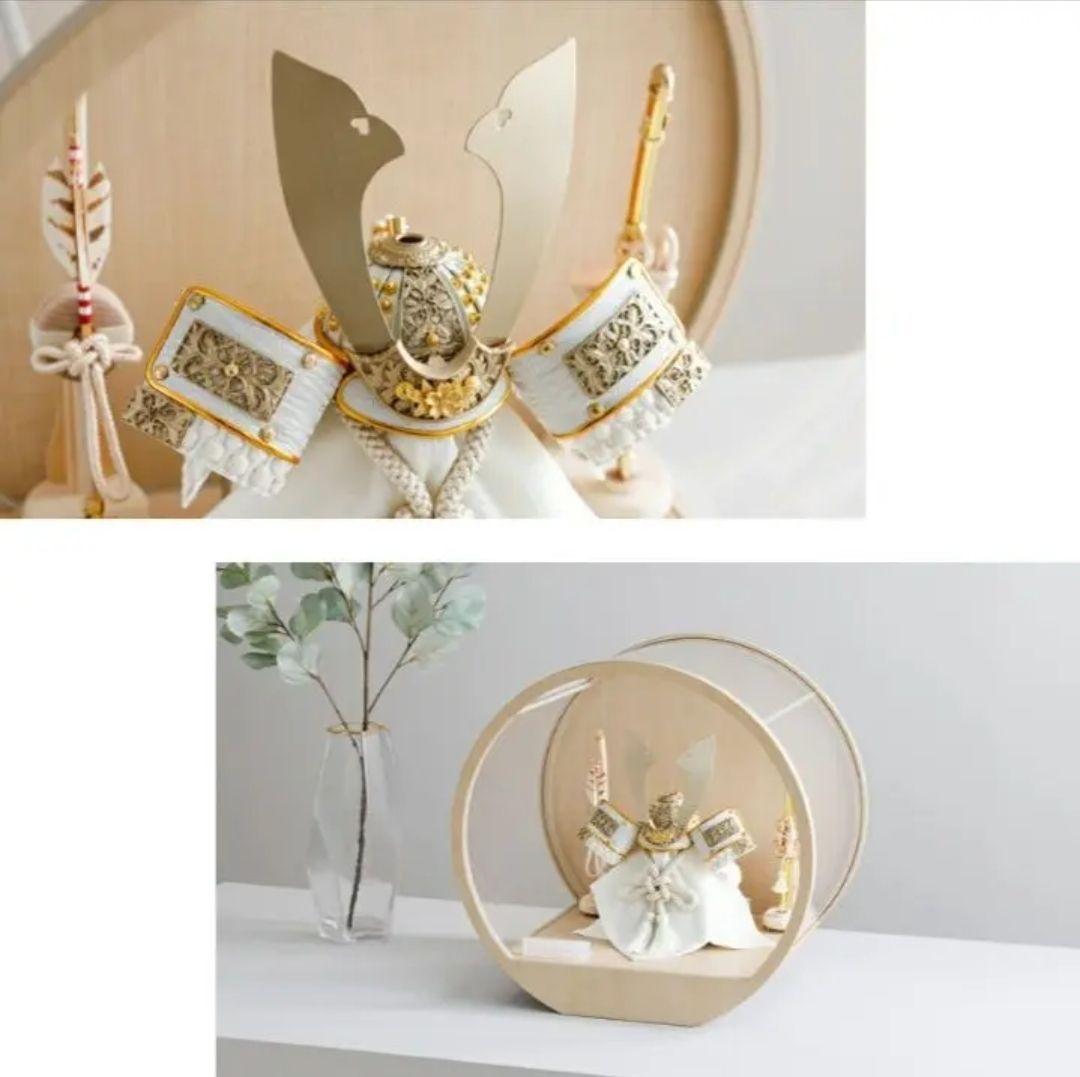 新品未使用 陣羽織付き 五月人形兜飾り 煌稀 ぷりふあ 新品未使用