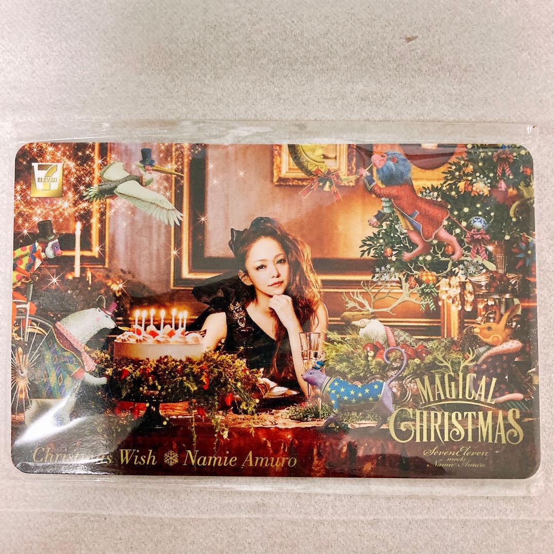 未使用】安室奈美恵Christmas wishカード/セブンイレブン限定販売品