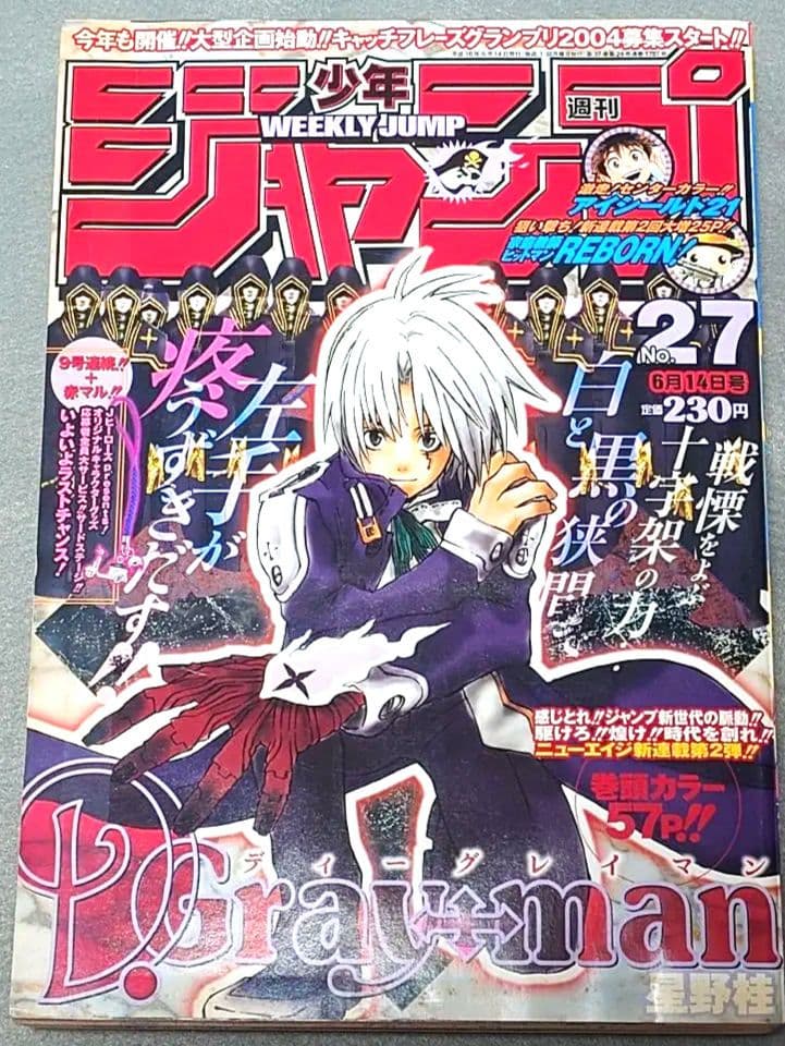 少年ジャンプ2004年27号D.Gray-manディー・グレイマン新連載/星野桂