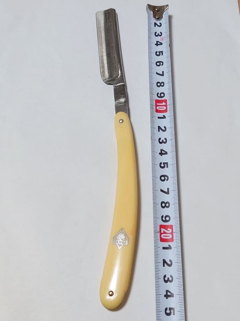 理容 美容 床屋 ゾーリンゲン PUMA ストレートレザー 西洋剃刀 ビンテージ