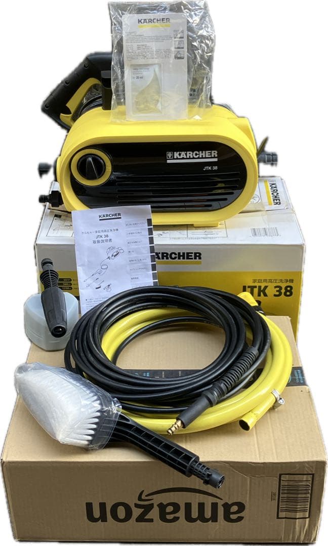 ケルヒャー 家庭用高圧洗浄機 JTK38　KARCHER Amazon | ケルヒャー 家庭用高圧洗浄機 JTK38 | 高圧洗浄機本体