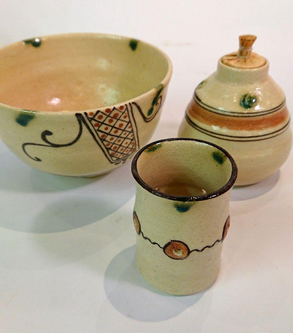 茶道具】加藤芳右衛門 茶箱三具揃 弥七田手 - メルカリ