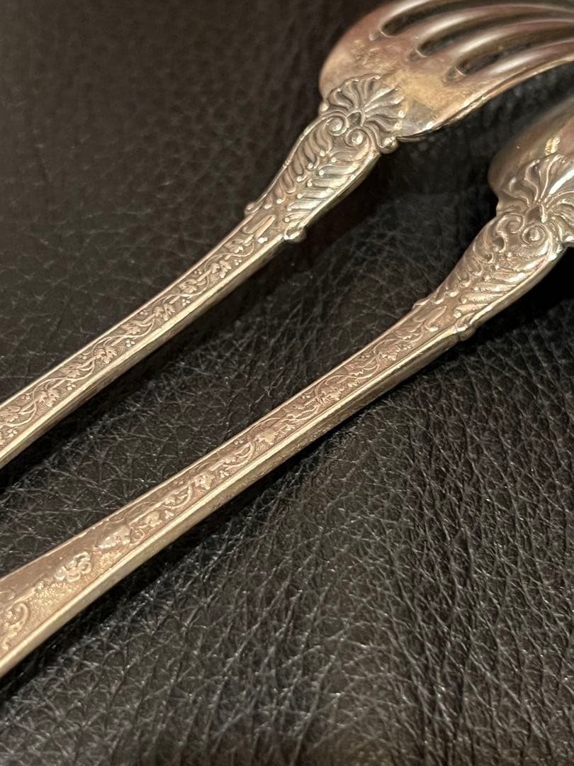 最高峰 オディオ 同意匠 カトラリー セット 純銀製950 フランス