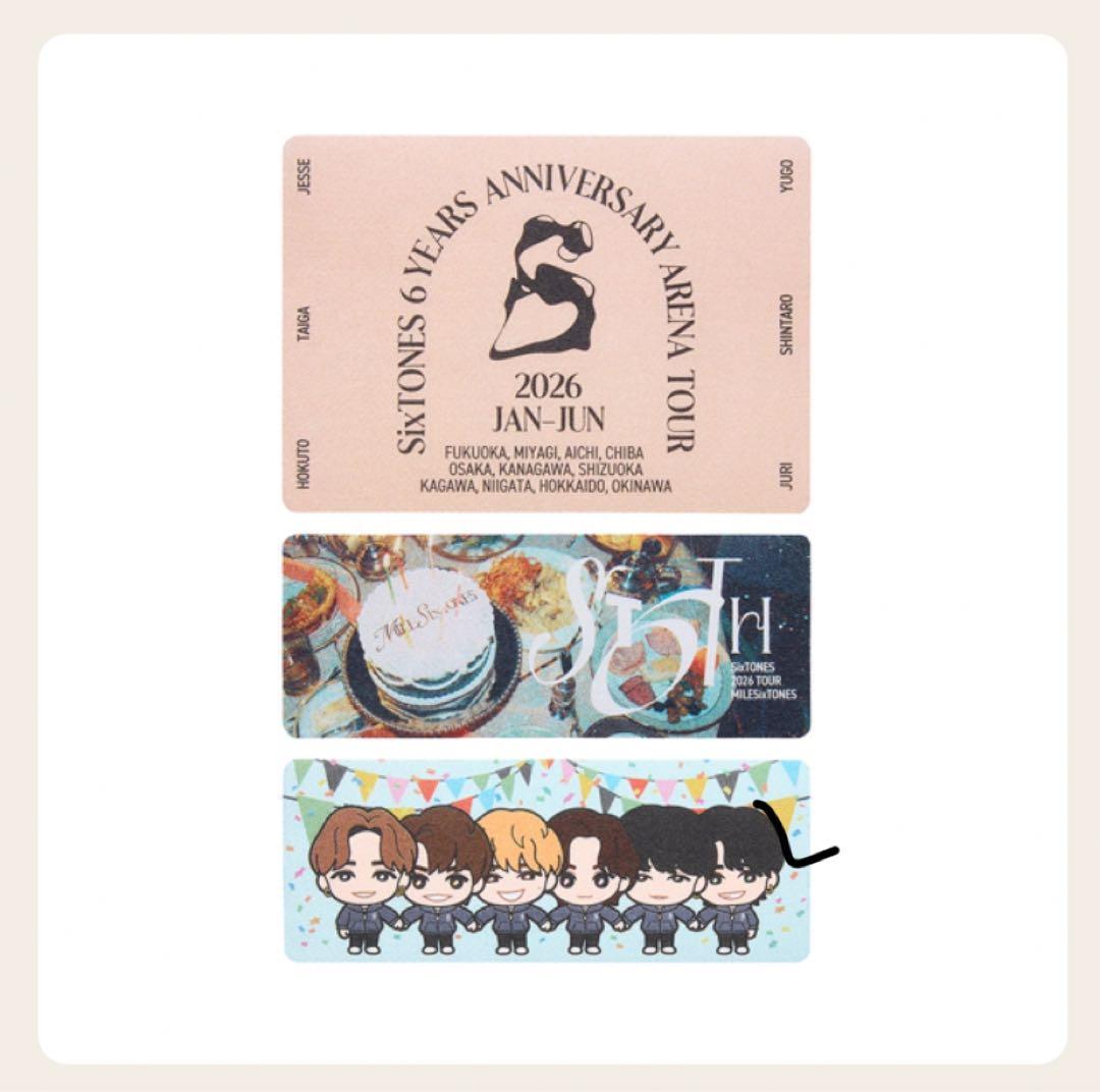新品未開封】SixTONES MILESixTONES ツアーステッカー - メルカリ