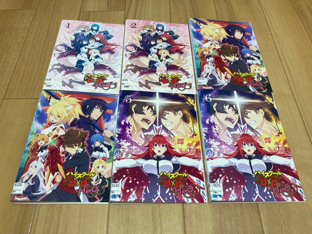 DVD ハイスクール D×D NEW / BorN / HERO 全24巻