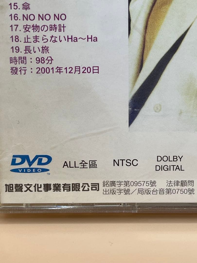 g*n様 新品未開封☆矢沢ヒストリー2☆DVD 台湾盤矢沢永吉