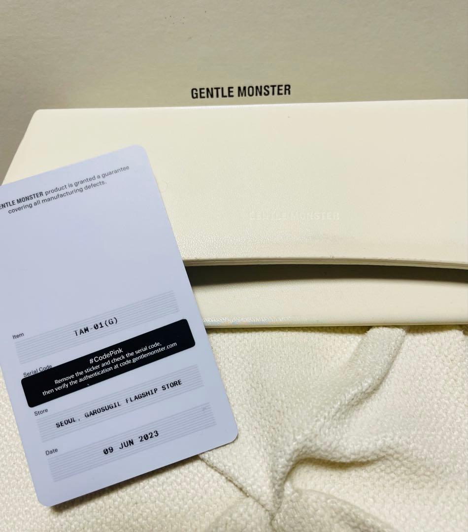だんさん専用】GENTLE MONSTER TAM 01(G) unisex - メルカリ