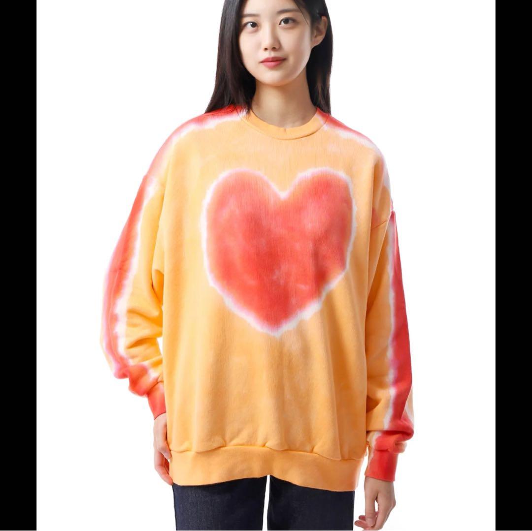 Acne Studios ハート型タイダイ スウェット アクネ - メルカリ