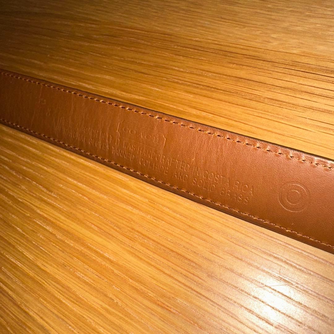 coach ベルト ブラウン 75 全長90㎝ キャメル コーチ オールドコーチ