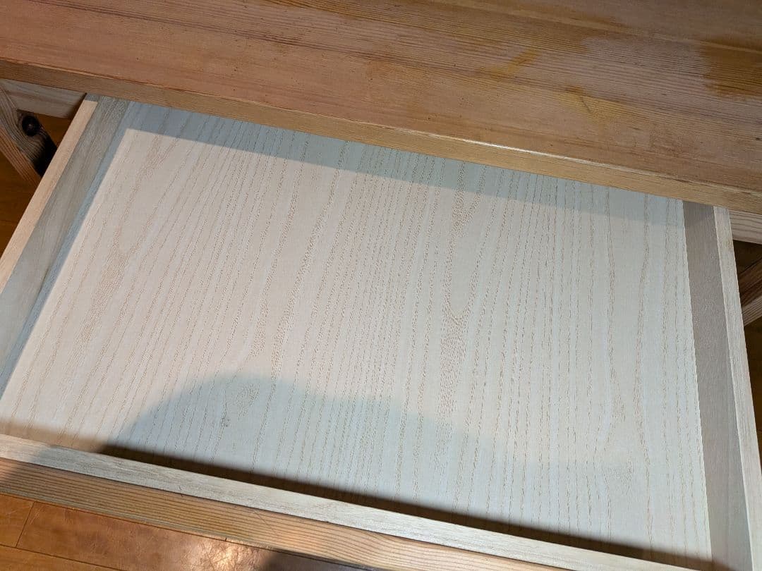 《送料込》無印 木製デスク パイン材 作業台 学習机 テーブル デスク 勉強机