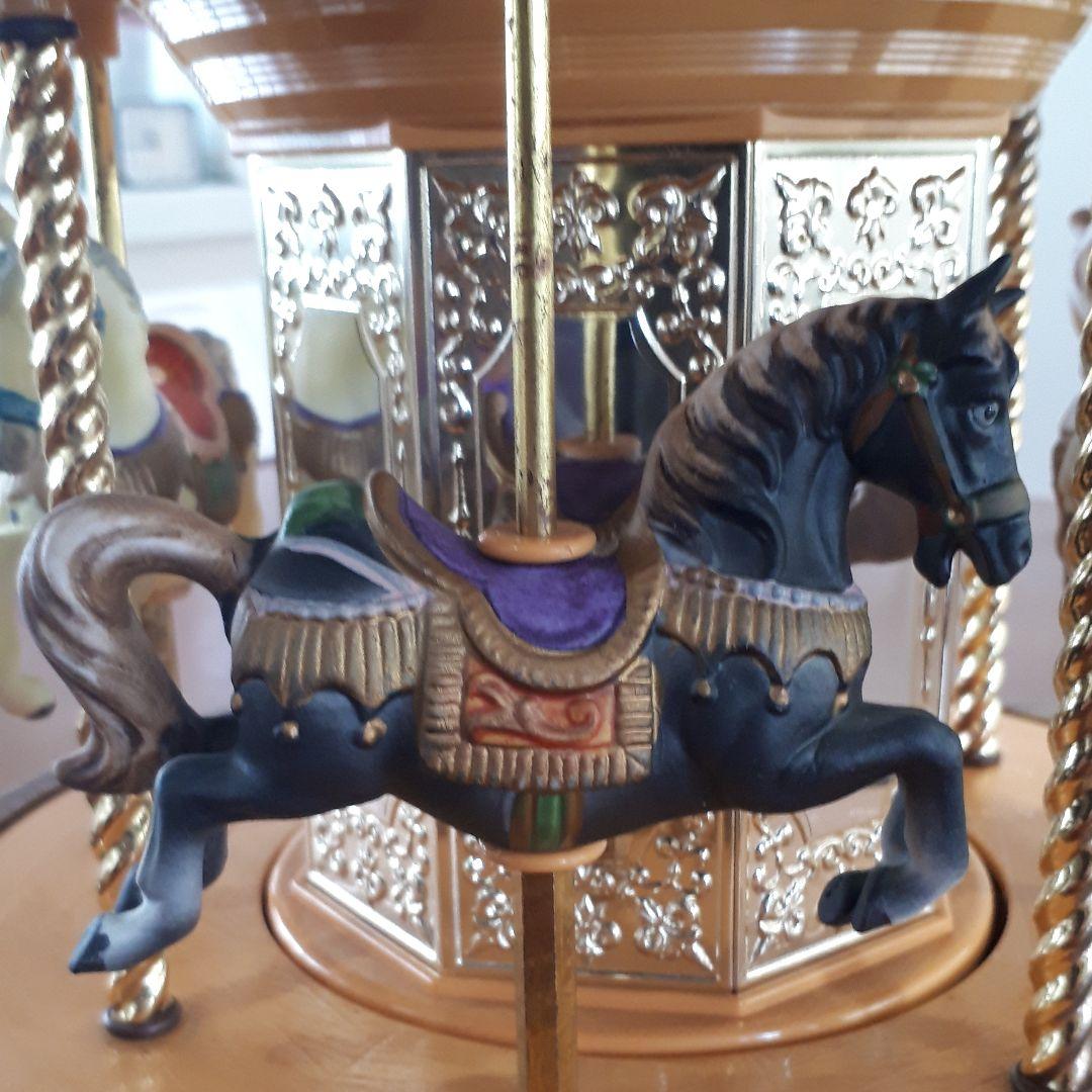 陶器製 訳あり デラックスメリーゴーランド アンティーク - メルカリ