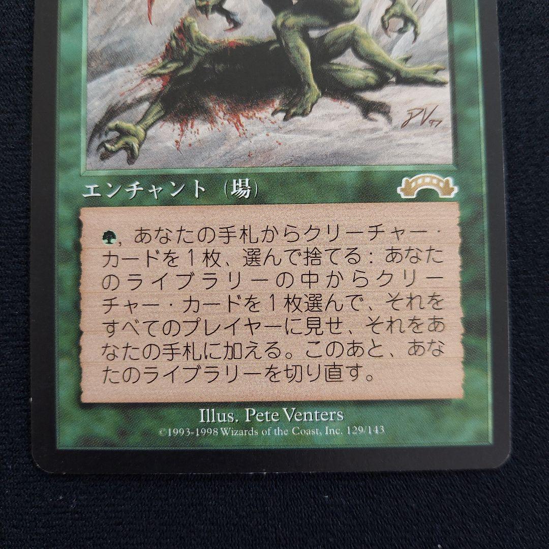 MTG 適者生存 エクソダス 日本語版 緑属性 エンチャント - メルカリ