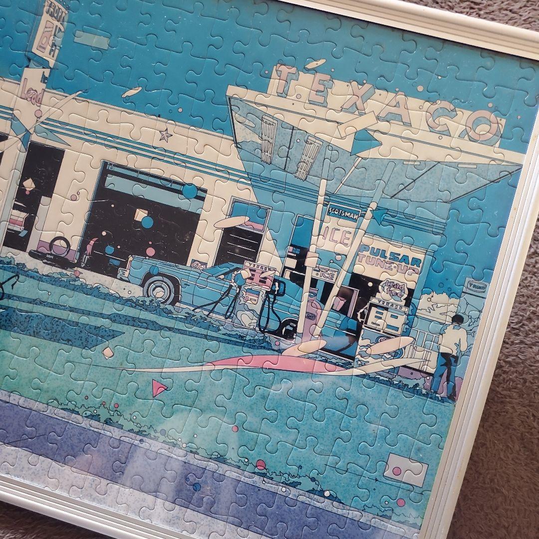 鈴木英人 テキサコ ガソリンスタンド ジグソーパズル