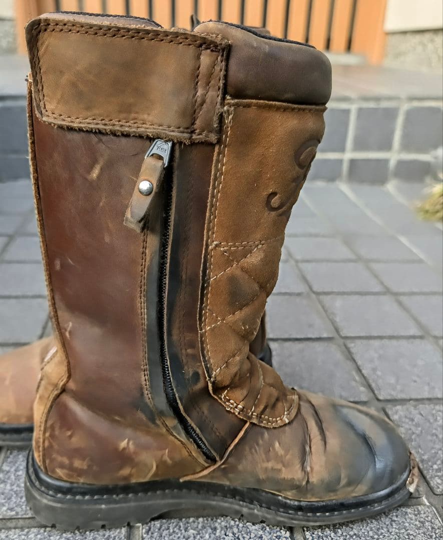 ぶ*く様 フューエル モーターサイクル ダスト デビル ブーツ バイク