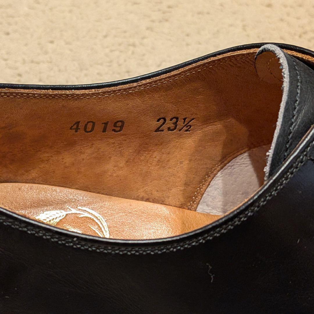 美品】SCOTCH GRAIN 4019/4E/幅広 Uチップ 23.5 黒 - メルカリ