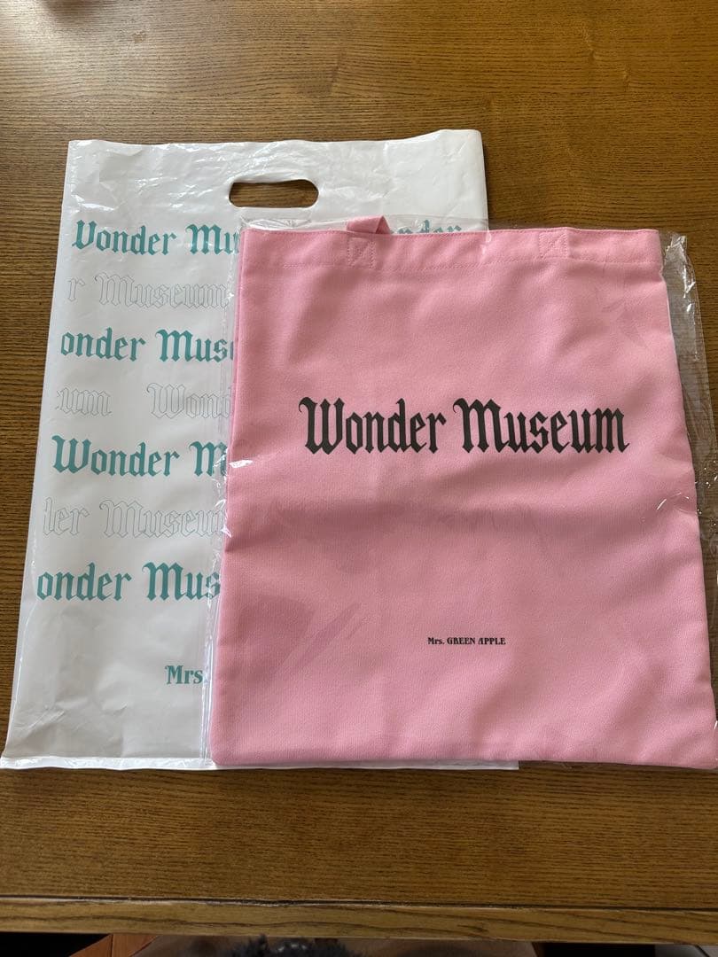 ミセス Wonder Museum トートバッグ ピンク 福岡限定 袋付き - メルカリ
