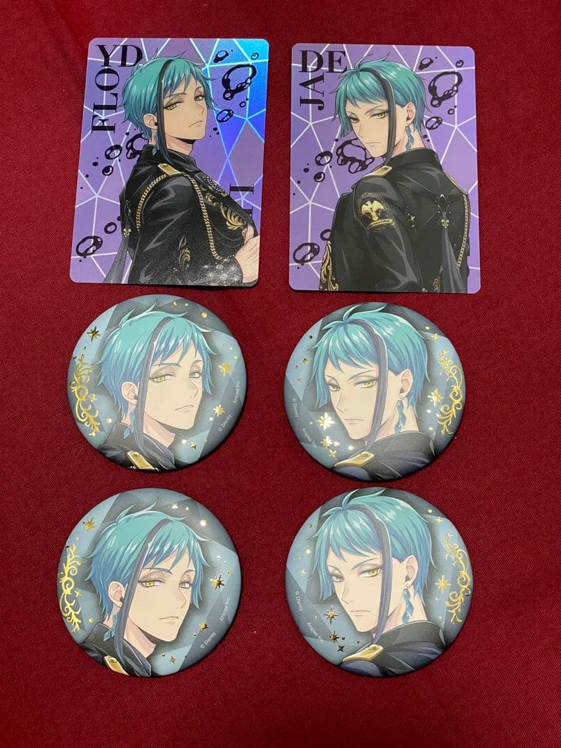 ツイステ 5周年 缶バッジ オーロラカード ジェイド フロイド - メルカリ