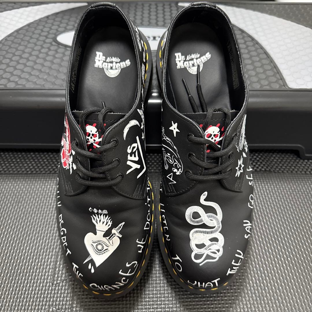 Dr. Martens 1461 REBEL 3EYE UK9 3ホール 箱なし - メルカリ