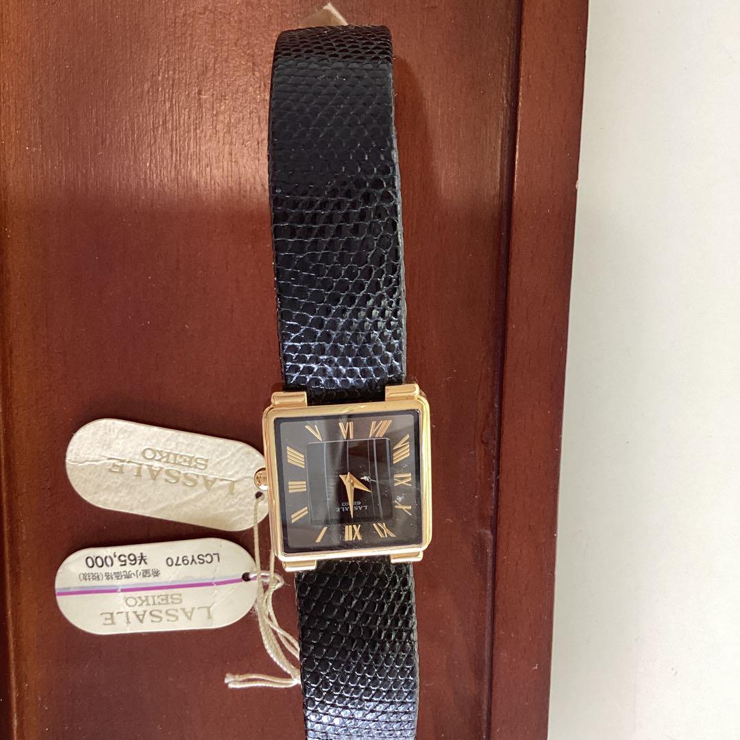 SEIKO LASSALE スクエア型 時計 SEIKO LASSALE スクエア型 時計