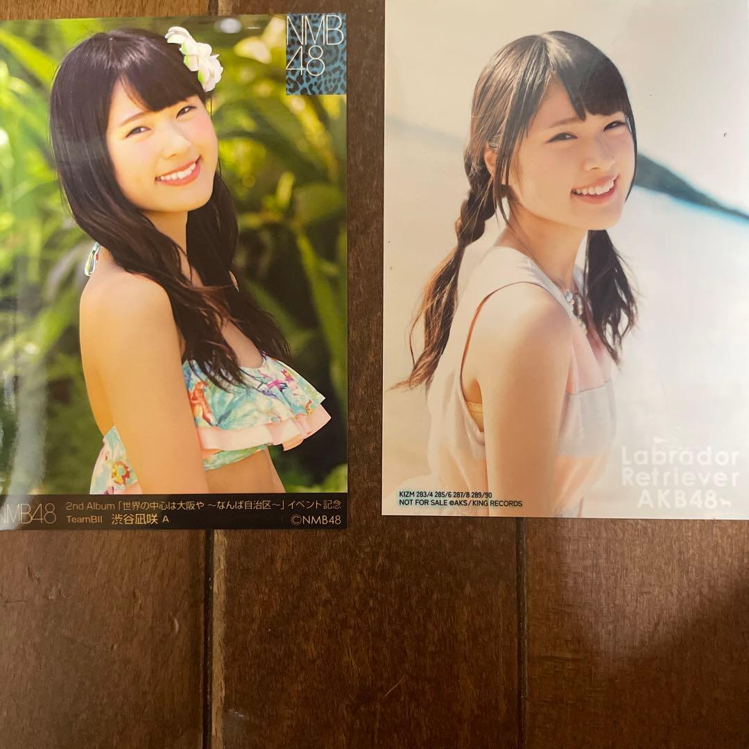 NMB48 渋谷凪咲 生写真 2点セット - メルカリ