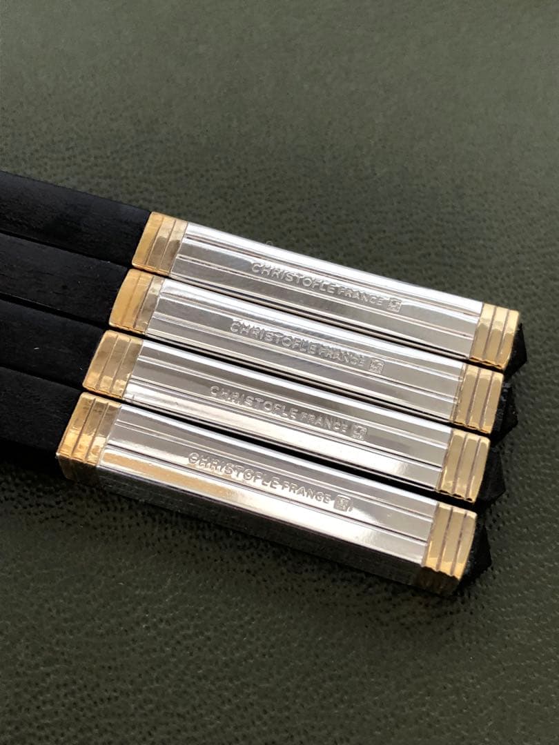未使用 Christofle EBENE 箸 黒檀 クリストフル エボニー - メルカリ