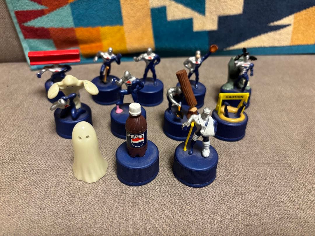 PEPSI ペプシマン ボトルキャップフィギュア 11体セット - メルカリ