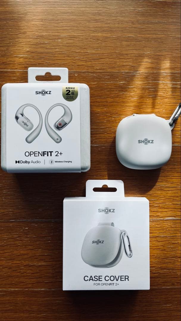 SHOKZ OPENFIT2+ グレー 純正シリコンケース付き shokz OpenFit 2用シリコンイヤホンケース - Shokz(ショックス) 日本