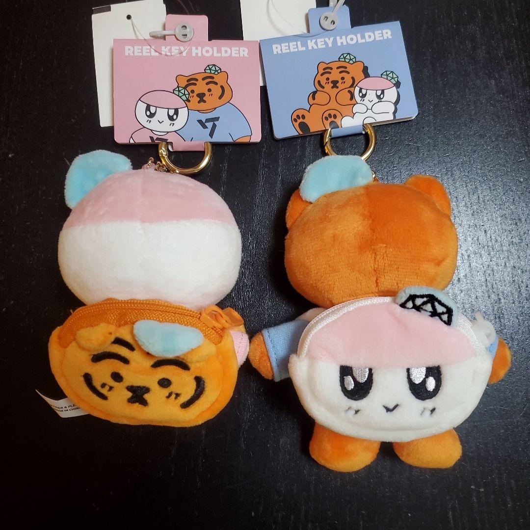 セブチ ボンボンイ ムジークタイガー キーチェーン ぬいぐるみ セット