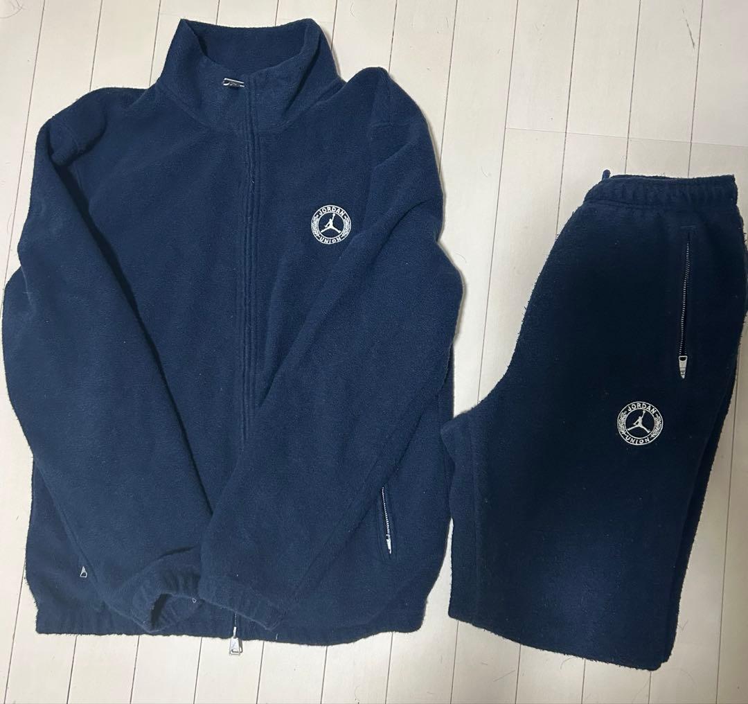 ウェア Jordan x UNION Track Jacket M Pants S Buy Jordan x Union Men's Tracksuit Jacket - College Navy/Coconut