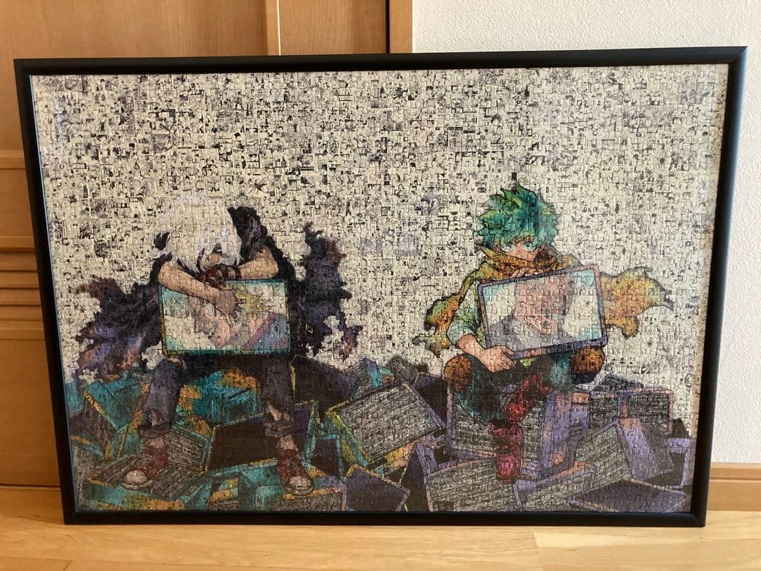 限定】僕のヒーローアカデミア モザイクアートパズル【完成品】 - メルカリ