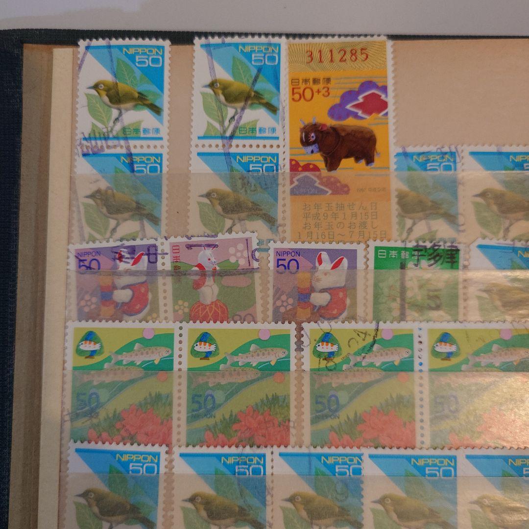 NIPPON 使用済切手 ページ2 74枚まとめ売り