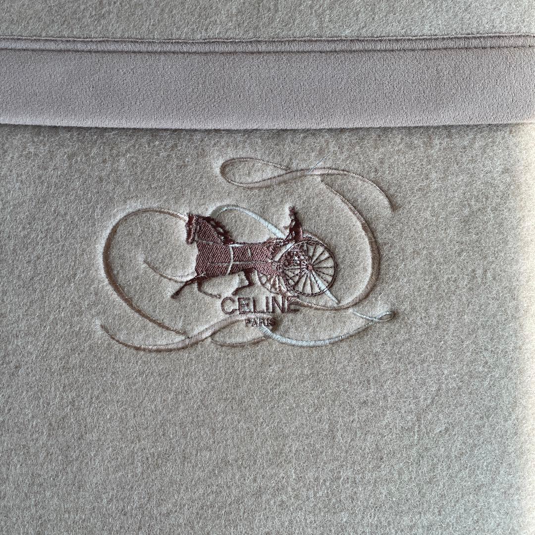 希少・未使用] CELINE セリーヌ 純毛毛布ウール100% - メルカリ